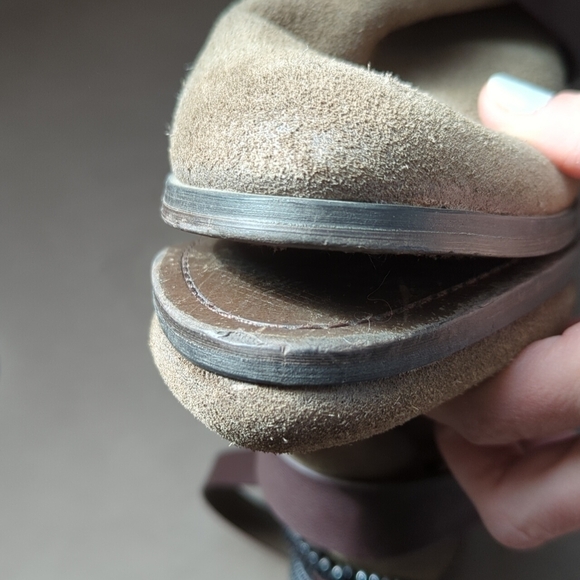 Trouve Ankle Booties Boho Festival Suede Leather Size 9 - Picture 11 of 14